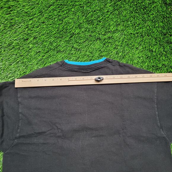 VTG 90s Native American Vaporwave T-Shirt Mens L Single Stitch Cropped Raw Hem - Picture 9 of 10